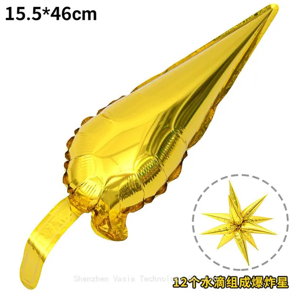 DIY 40-Inch Exploding Star Foil Balloons - for Mall & Party Background Decorations photo-5