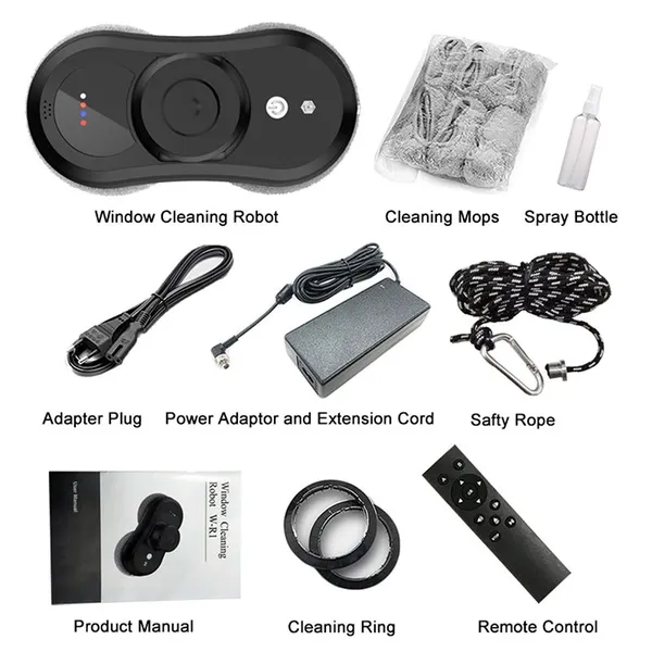 PUREROBO W-R1 Window Cleaning Robot Smart APP Control Automatic Cleaning Window High Suction Power Electric Window Cleaning Robot photo-4