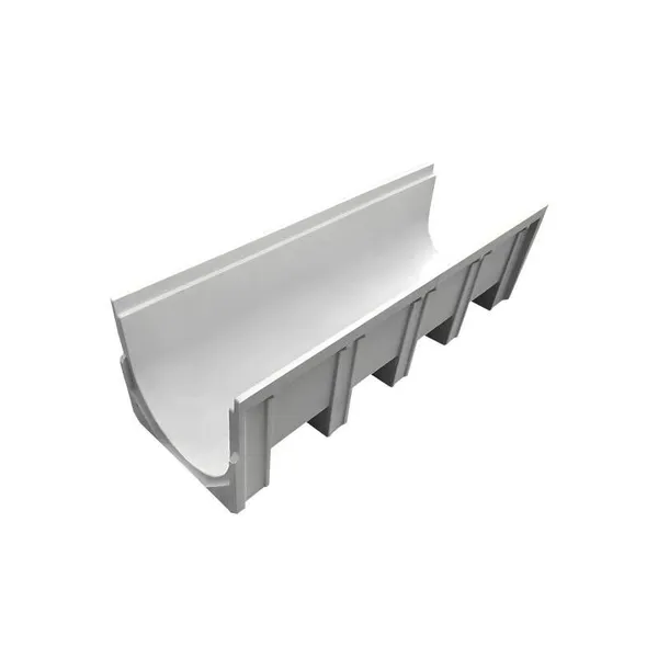 Lubao Composite Resin Material Finished U-shaped Drainage Trench Manufacturer, 300*300 Water Channel for Stations, Squares and Tunnels photo-5
