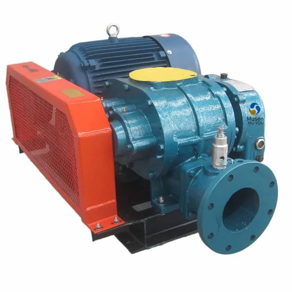 Three-lobe Roots Blower, Made of Cast Steel, for Sewage Aeration, Negative Pressure Conveyance, and Aquaculture Oxygenation Pump/oxygenator