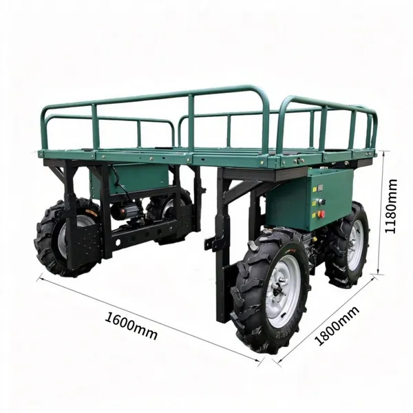 Next-Gen Agricultural Machinery: Ultra-Tough Remote Control Transport Platform in Action photo-2