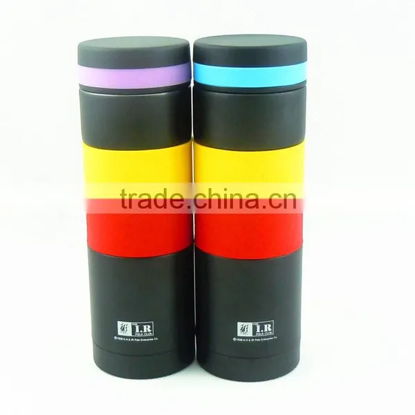 2016 Multicolor Fashional Newly 750ml Food Grade Wholesale Fluted Shaped Thermos Bottle