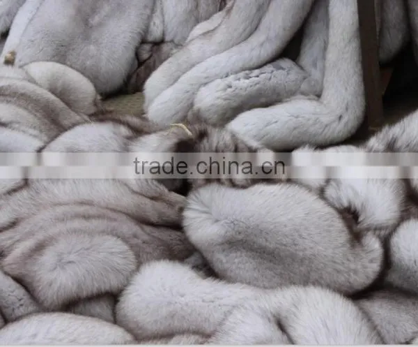 High Fashion Real White Fox Fur Wholepieces Skin and Fur photo-4