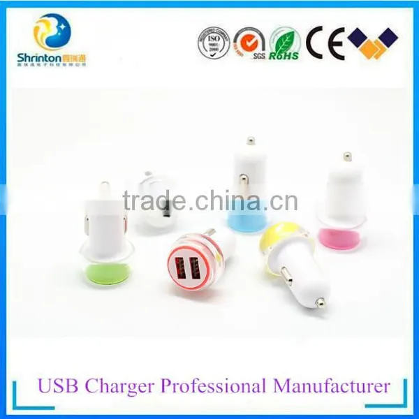 Electric Type Dual Car Charger Adapter With LED Light photo-3
