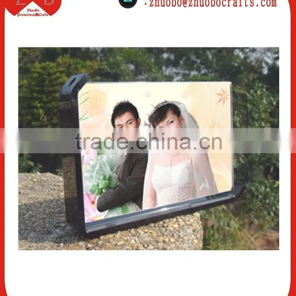 Hot Wholesale Personality Rotation Acrylic Glass Photo Frame,photo Picture Frame