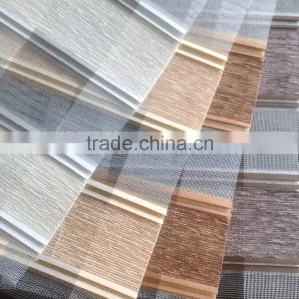 Blackout Feature and Window Location Chenille Zebra Blinds Fabric photo-4