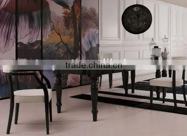 Modern Dining Table and Chairs Black and White Table and Chairs