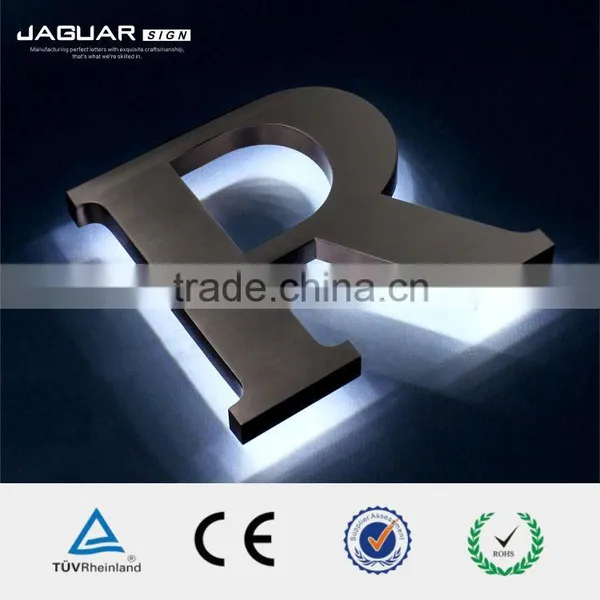 Color Changing Outdoor Usage Stainless Steel Backlit Led Display Illuminated Letter Sign photo-3