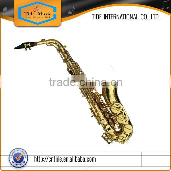 Stock Product Chinese Cheap Gold Lacquer Alto Sax Alto Saxophone With Case photo-6