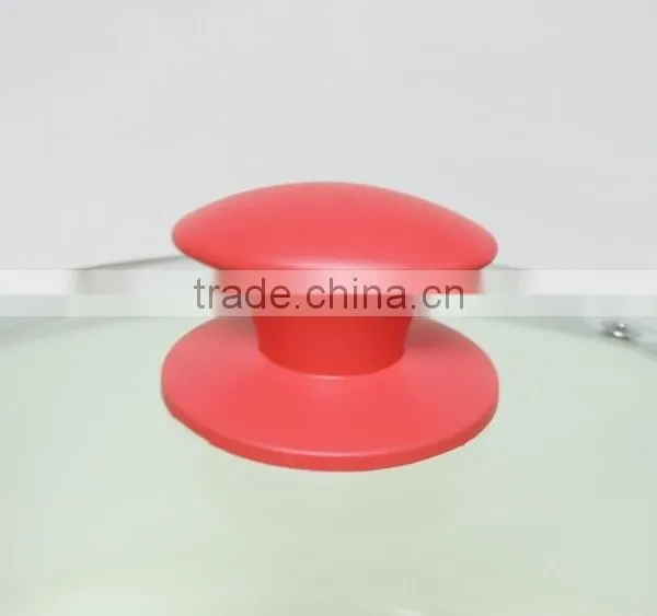 2-layers Pink Color Pressing Aluminum Food Steamer With Flower Decal photo-3