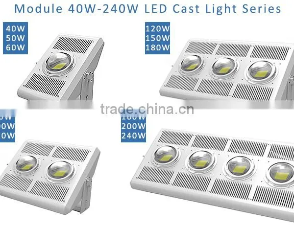 5 Year Warranty Spray Paint Plastic Led Flood Light 80W Flood Light photo-2