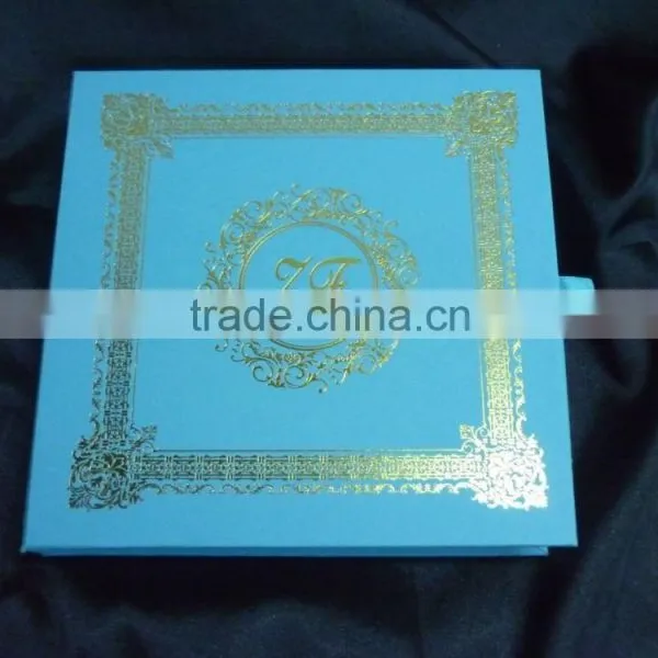 Foil Printed Wedding Invitation Box photo-3