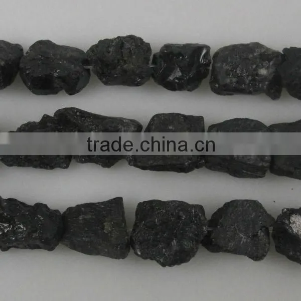 Wholesale Black Tourmaline Rough Nugget in Loose Gemstone