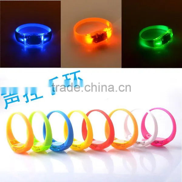 LED Bracelet, Led Flashing Bracelet,sound Led Bracelet,sound Activated Led Circuit photo-2