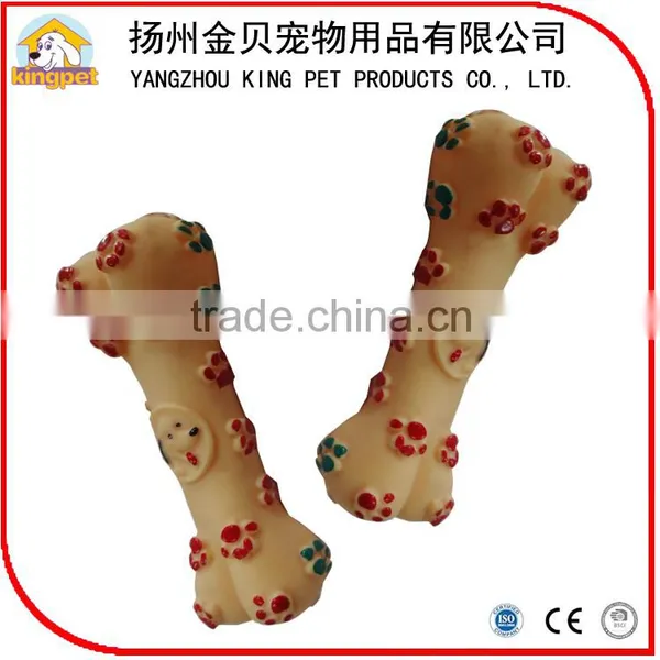 China Supplier Delicated Portable Dog Training Toy Squeaky Rubber Bone photo-6