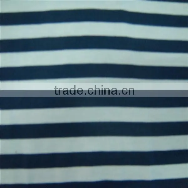 Viscose Spandex Fabric Yarn Dyed Fabric Stripe Single Jersey photo-2