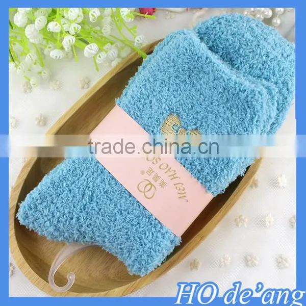 Factory Direct Thick Warm Socks Embroidery Women Socks Imitate Cashmere Socks Wholesale MHo-219 photo-3