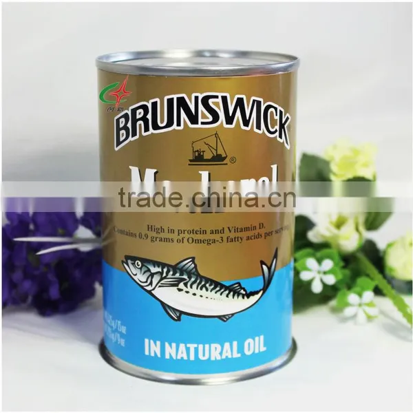 Canned Mackerel With Oil