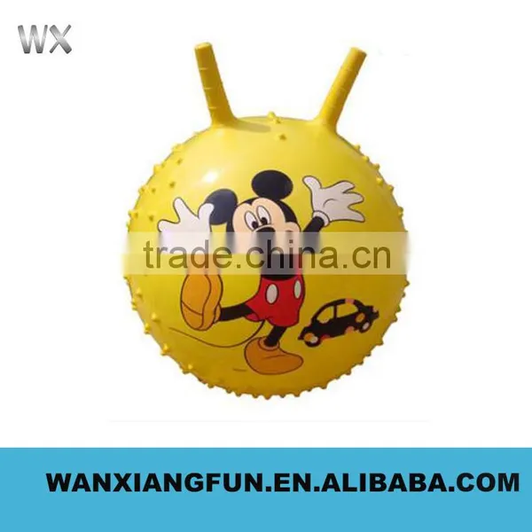 Inflatable Toy Bouncing Ball Pvc Hopper Ball With Handle for Kids photo-3