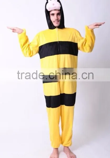 Animal Character Costume for Adult Bee Mascot Costume Halloween Fancy Dress Bee Costume
