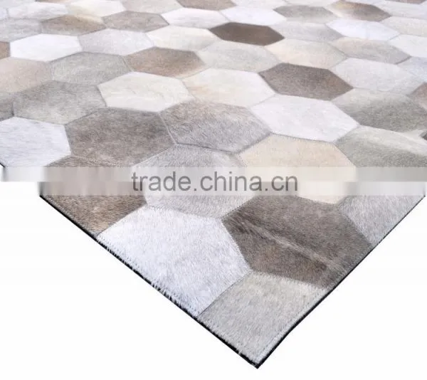 Hair-On Cowhide Leather Carpet M-108 photo-2