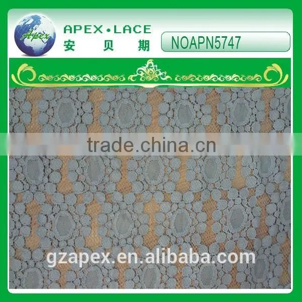 Double Color Nylon Lace Fabric for Dress photo-2