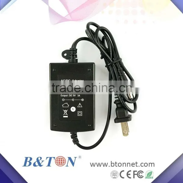 OEM ODM 5V3 A AC/DC Power Adapter for Security Syestem With CE FCC photo-3