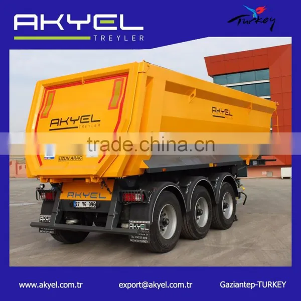 3 Axle 40-50 Ton Hardox Tipper Semi Trailer photo-2