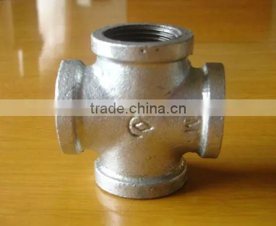 G.I.galvanized Forged Four Way Cross Pipe Fitting BG BEST