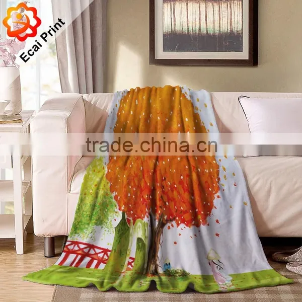 2016 Colourful Custom Made Printing Blanket on the Bed photo-2