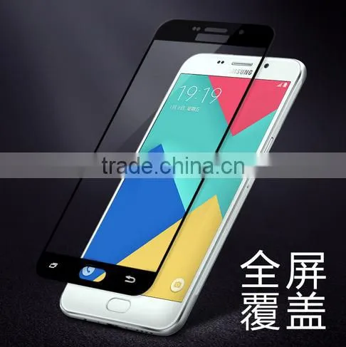 for Samusng A7 Full Cover Tempered Glass Screen Protector