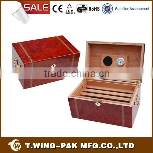 Homemade Vintage Spanish Cedar Wood Cigar Humidor photo-3