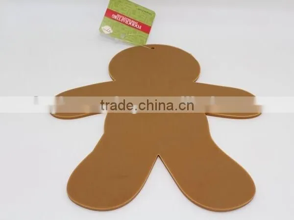 Snowman Shape Heat Resistant Silicone Trivet and Pot Holder photo-3