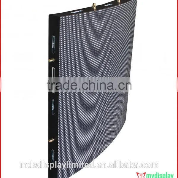 P10 Led Display Curve, Indoor Usage and Video and Picture Display Function Advertising Led Screen photo-2