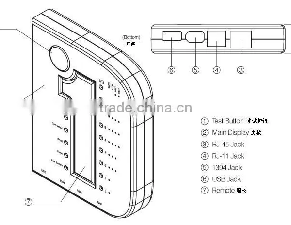 RJ45 RJ11 USB Network Cable Tester photo-5