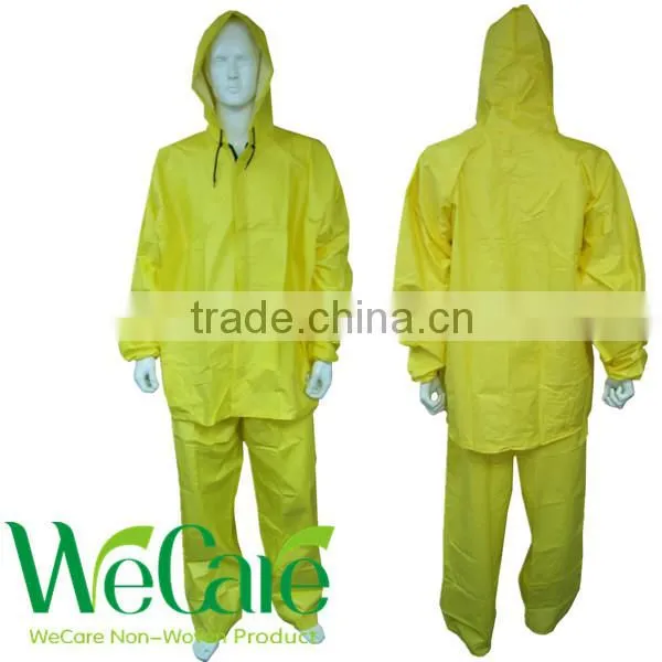 Disposable Non Woven Yellow Overall Workwear Suit