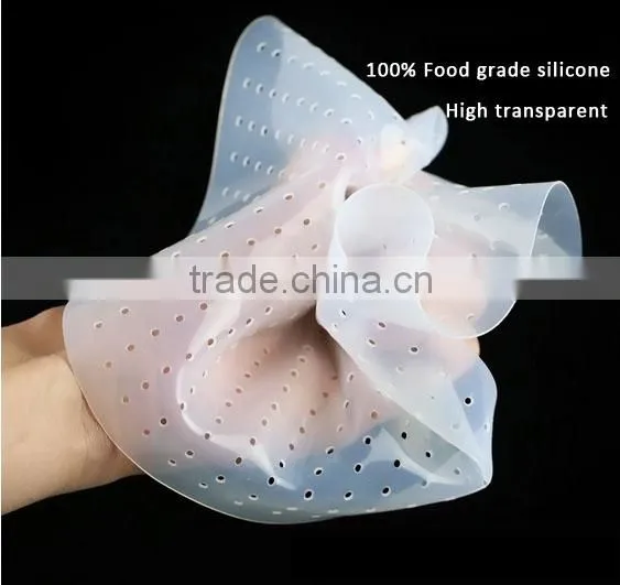 100% Food Grade Silicone High Transparent Food Wrap photo-4