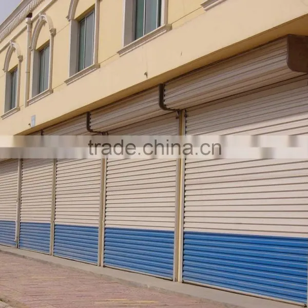 Industrial Exterior Industrial Solid/ Steel Roll up Gate With Motor