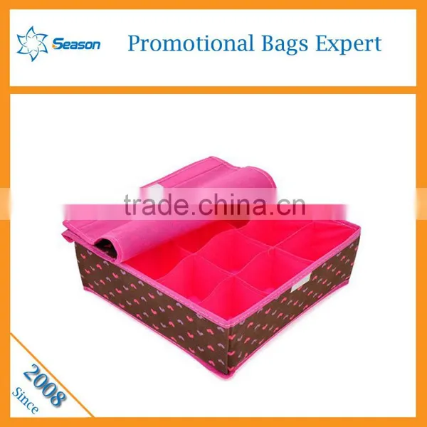 Fabric Storage Bag Underwear Storage Box Collapsible Storage Box photo-3