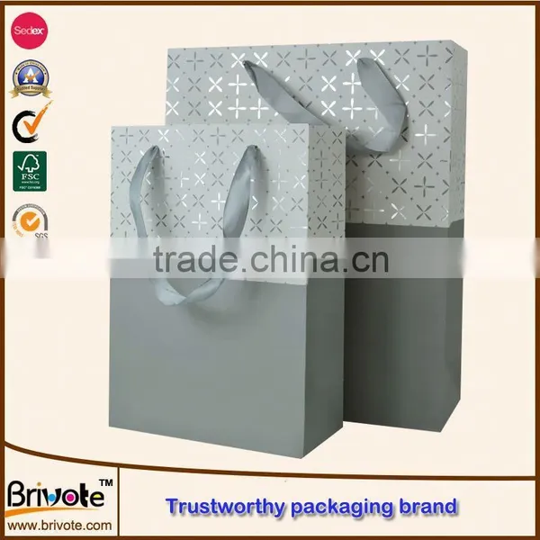 Black Matt Laminated Paper Shopping Bags/customized Same Size Different Colors Paper Shopping Bags/x Mas Cheap Gift Paper Bags photo-2