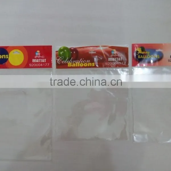 Clear BOPP Bag With Self Adhesive Flap & Customized Printing Header photo-3