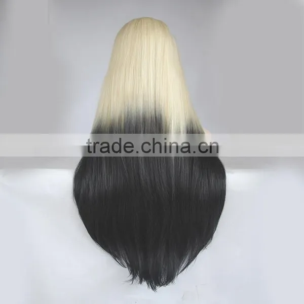 Cheap Raw Two Tone Color Ombre Synthetic Full Lace Wig Quality Choice photo-2