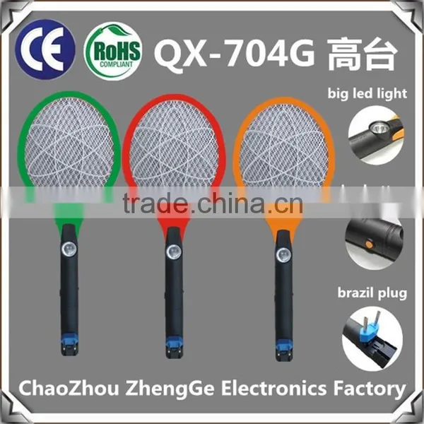 QX706-4 China Very Cheap Hot Sales Rechargeable Electric Mosquito Swatter Circuit Mosquito Killer Bat photo-2