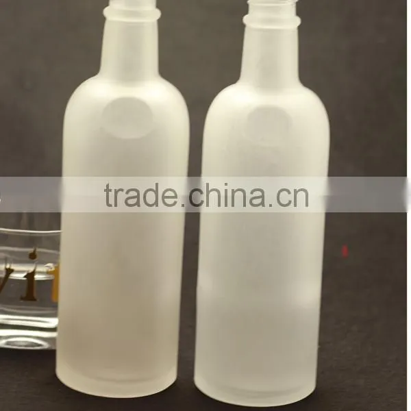 Have Maket Advantage Hot Sale Liquor Bottle Crok Frosted Alcohol Bottle 700ml Fresh Fruit Juice Bottles photo-5