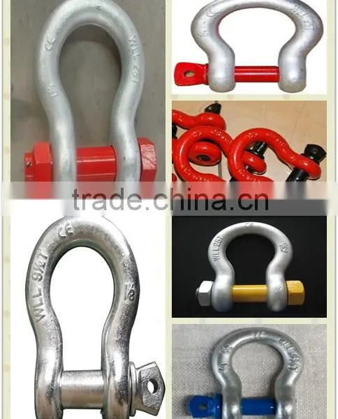 M4 Electric Galvanized Alloy Steel Bow Shackle photo-2