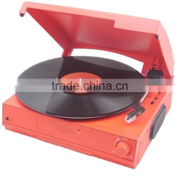 Rain Lane 3 Speed LP Colorful Easy Operation Vinyl Record Player photo-3