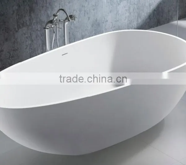 2016 Top Quality Custom Round Stone Bathtub,Acrylic Portable Bath Tub,artificial Stone Free Standing Bathtub photo-6
