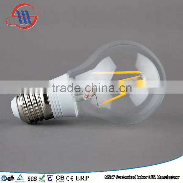 Hot Sale Vintage Filament Led Bulb A60 Full Glass Led Light 4W E27 Led Bulb photo-2