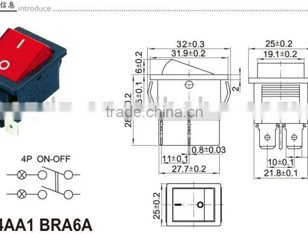 16a 30a Lighted Rocker Switch,rocker Switch Used in Desk USB Mini Fan photo-6