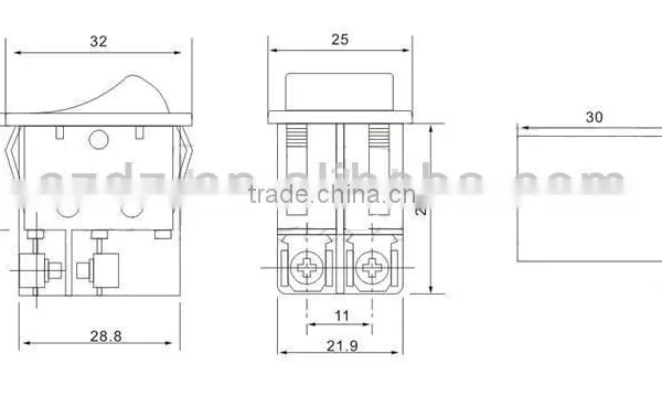 Tuv Electric Rocker Switches,overload Circuit Protection Switch,overload Protected Rocker Switch photo-4